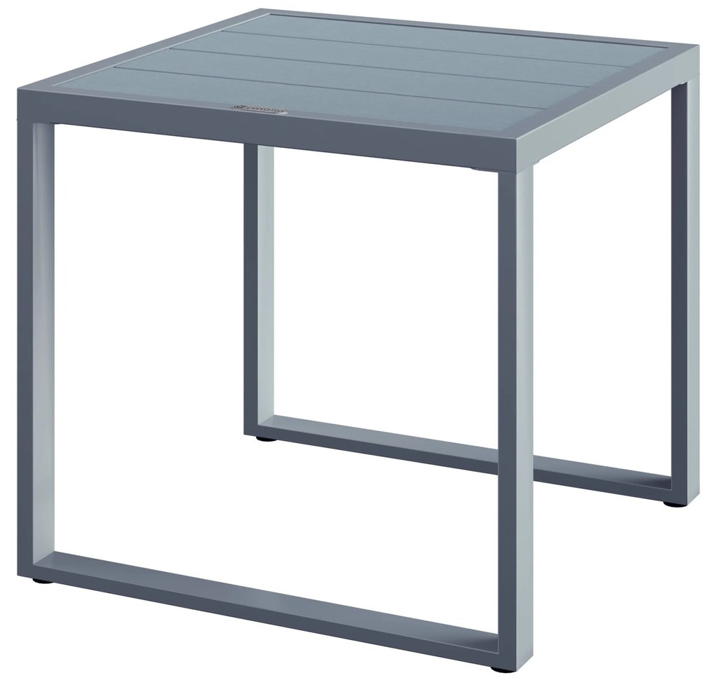 Casaria® Rattan balkon szett 1+2 - szürke