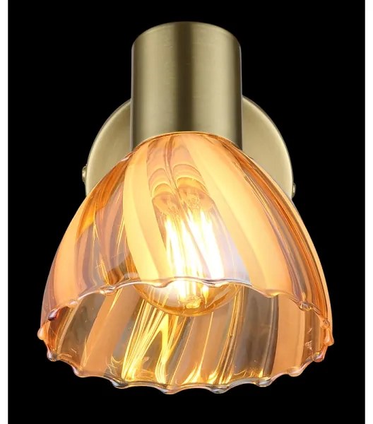 Globo 54315M-1 - Fali spotlámpa ZACHERY 1xE14/40W/230V arany