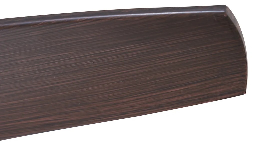 Mennyezeti ventilátor fekete fa mintával 132 cm, dimmelhető LED-del és távirányítóval - Joly