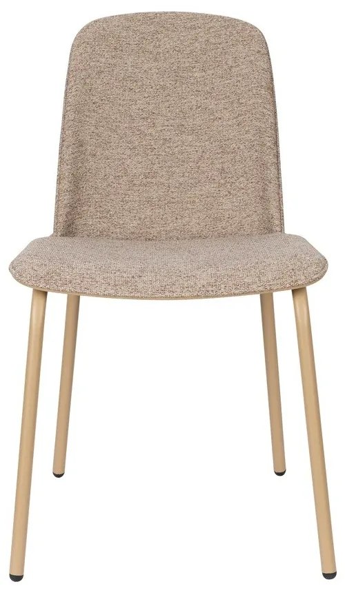 Bézs étkezőszék szett 2 db-os Clip – Zuiver