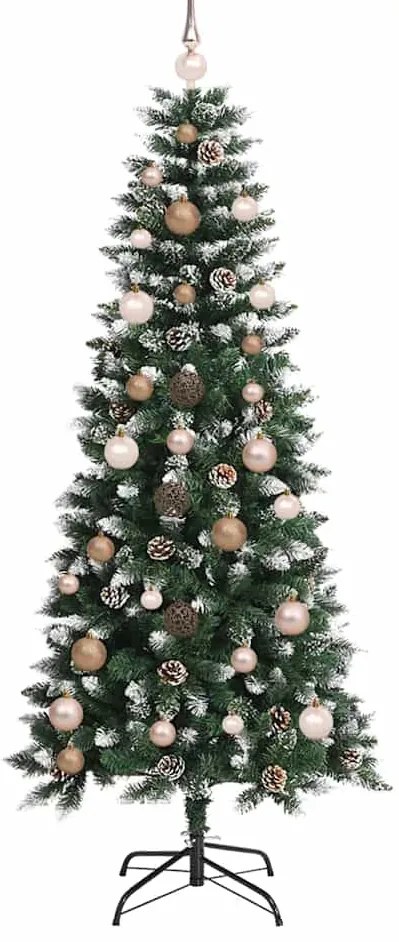 Mű karácsonyfa LED -es lámpákkal Zöld 150 cm PVC