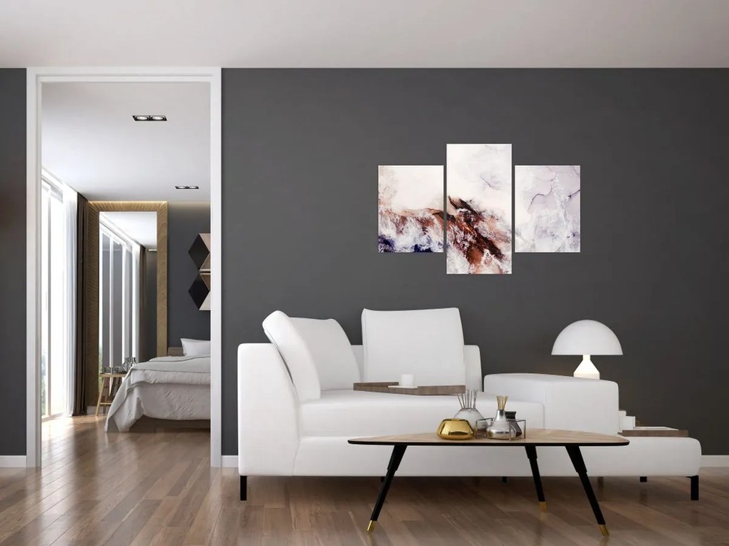 Kép - Lila márvány N⁰1 (90x60 cm)