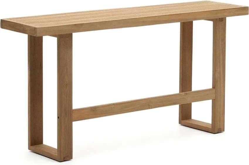 Natúr színű tömörfa kerti pad Canadell – Kave Home