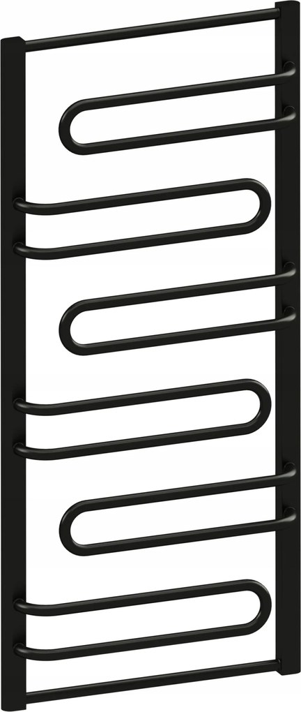 Dekorációs Radiátor Krates H1200 L540 Fekete