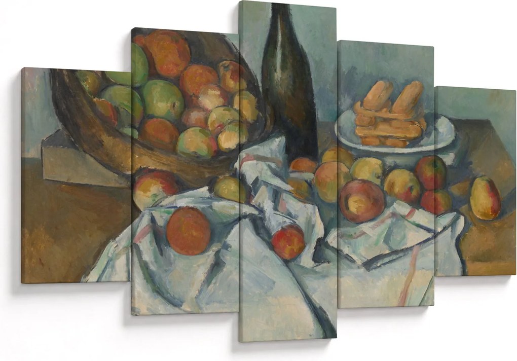 Kép - Paul Cezanne, The Basket of Apples, reprodukciók (150x105 cm)