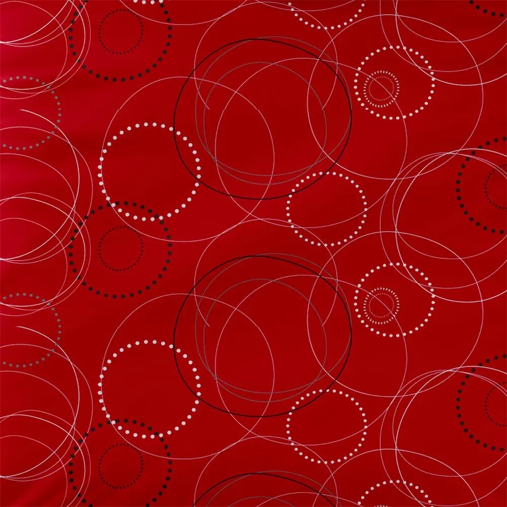 Renforcé pamut ágynemű CHARA piros Ágyneműhuzat mérete: 2 db 80 x 80 cm | 200 x 200 cm