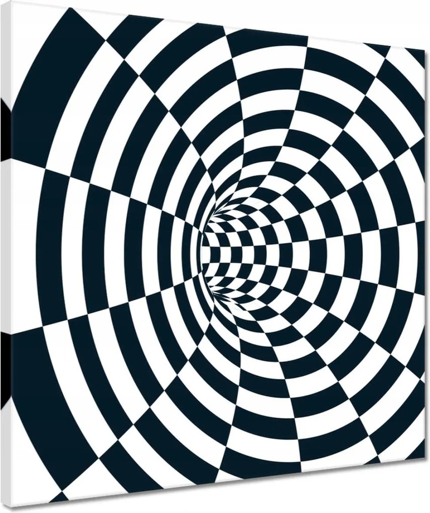 Vászonkép 40x40 Absztrakt fekete-fehér