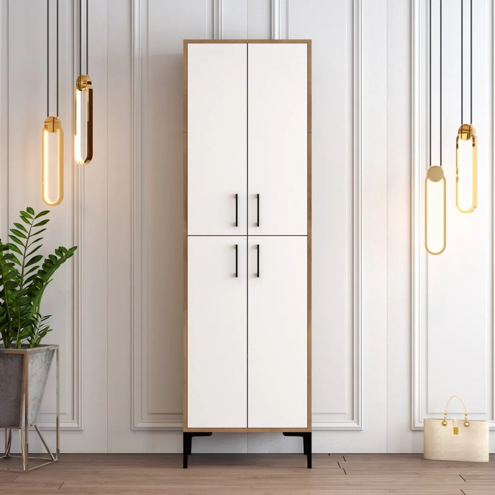 Berlin A - Walnut, White