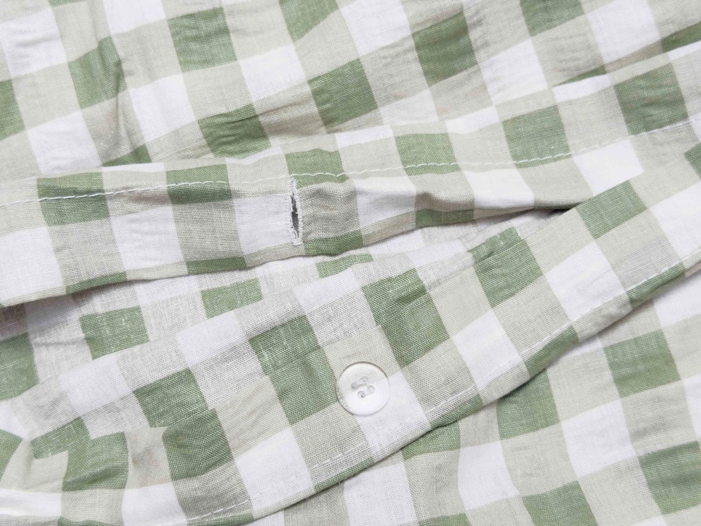 Krepp ágynemű kiságyhoz Renforcé GRENTIS zöld Ágyneműhuzat mérete: 45 x 65 cm | 90 x 140 cm