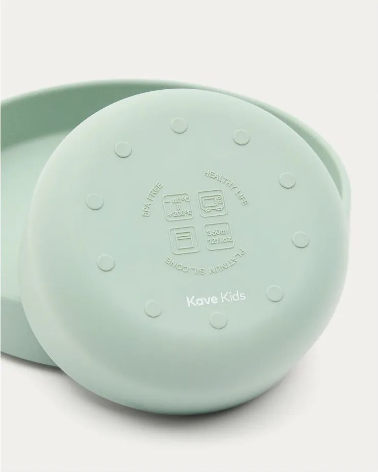 Szilikon gyerek étkészlet 2 db-os Lili – Kave Home