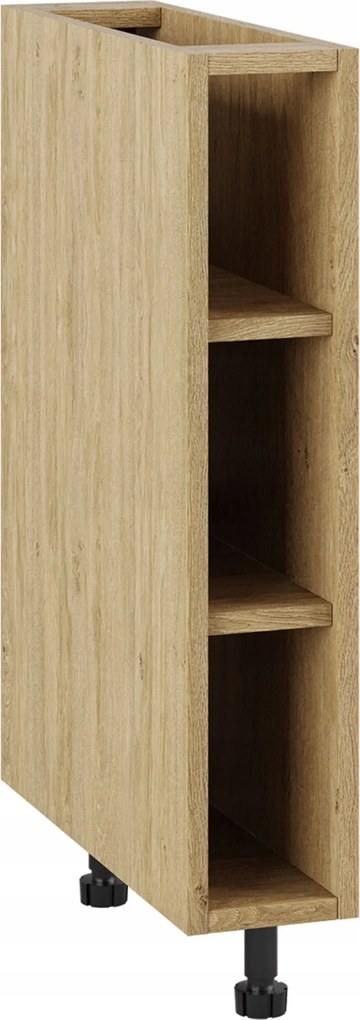 Kőtölgy korpusz alsó konyhaszekrény 15/82 tartozékokkal