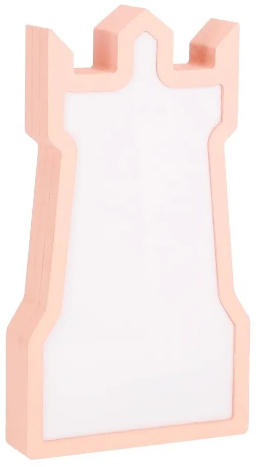 Rózsaszín gyerek éjjelilámpa Tower – Candellux Lighting