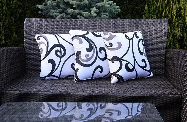 Orient fehér díszpárna