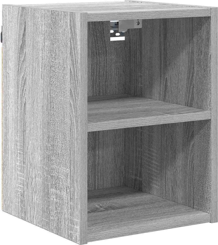 vidaXL Függő szekrény Szürke Sonoma 30 x 29,5 x 40 cm Faanyag