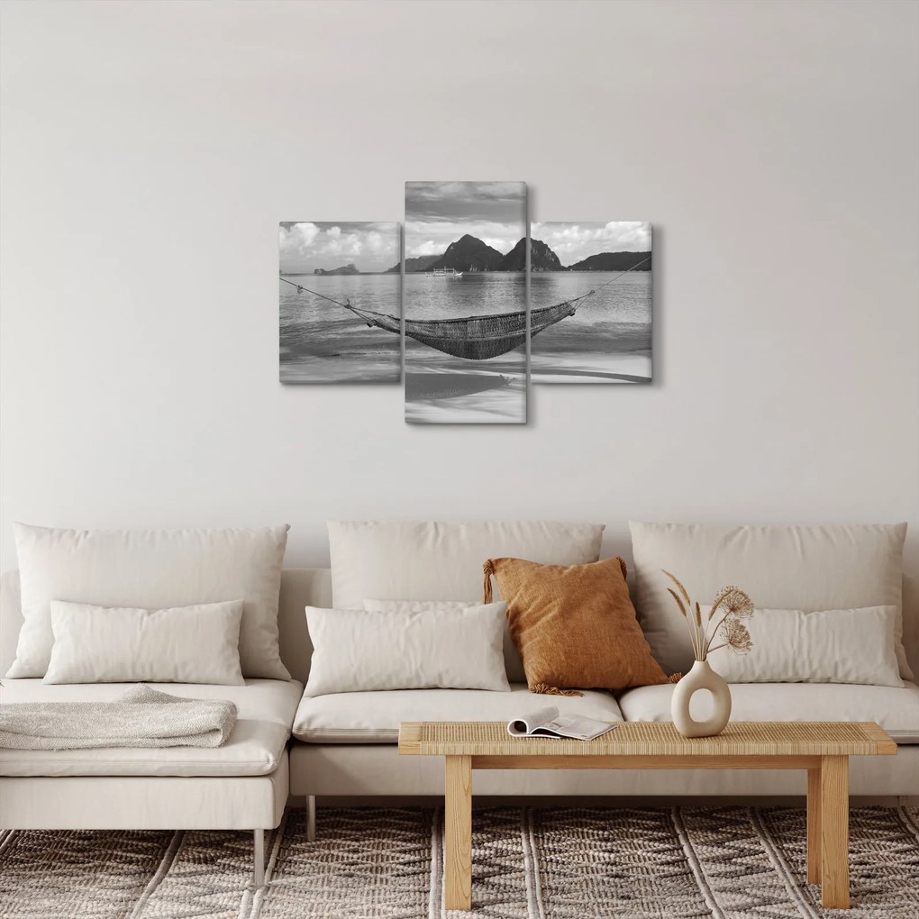 Kép - Hálóágy a tengerparton (90x60 cm)
