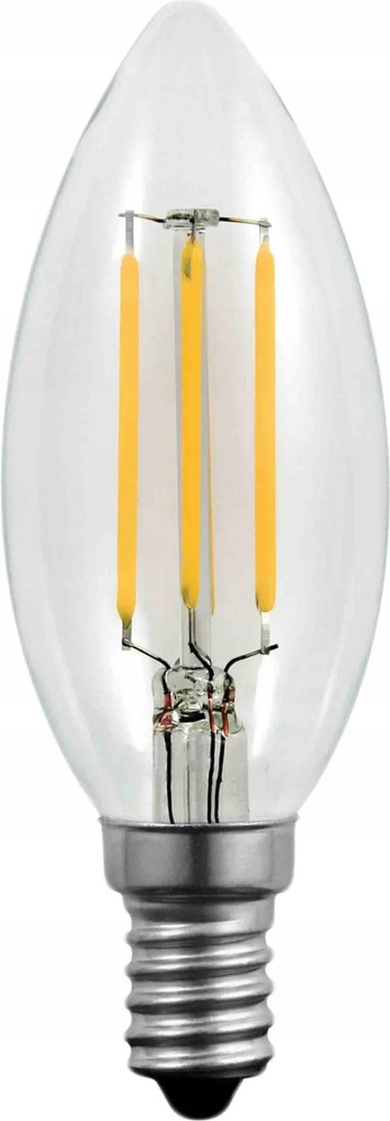 Led gyertya izzó C35 Flm E14 5W Meleg