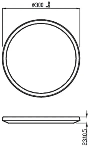 Philips - LED Dimmelhető mennyezeti lámpa SCENE SWITCH LED/18W/230V