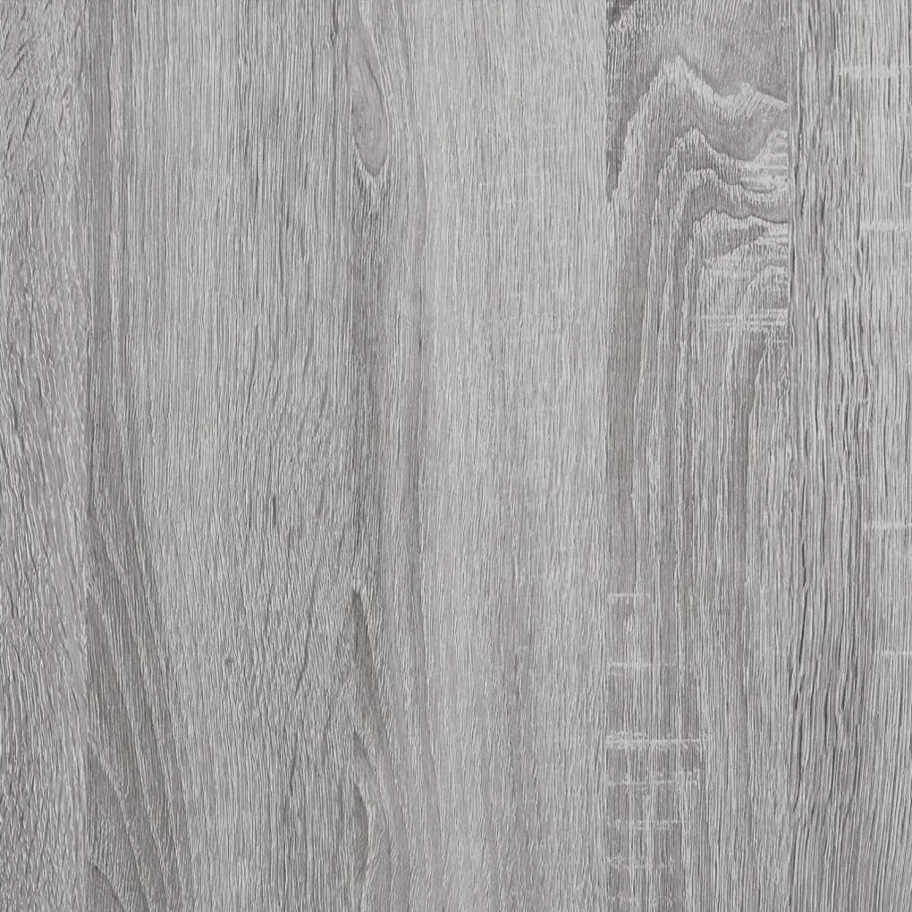 szürke sonoma szerelt fa magasszekrény 60x35,5x103,5 cm