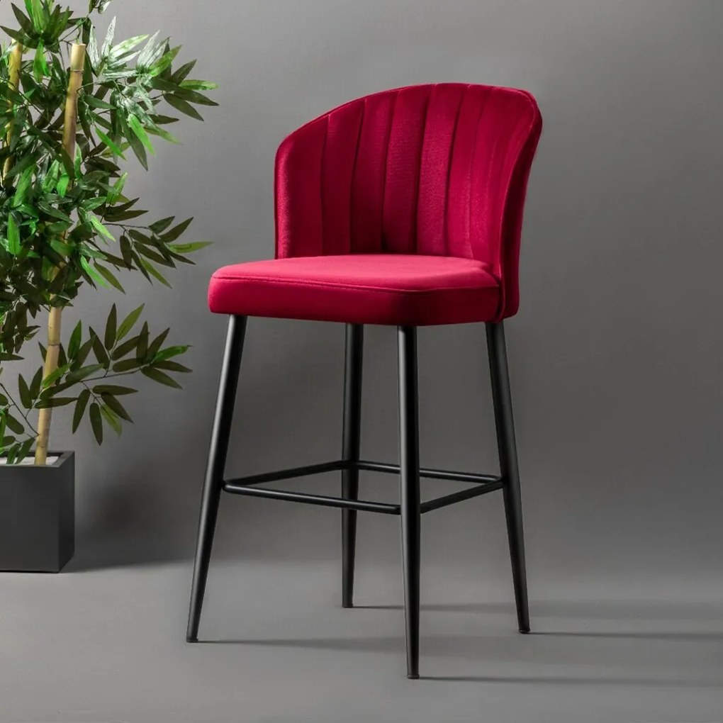 Rubi Claret Red bárszék szett, 4 db, 4 db
