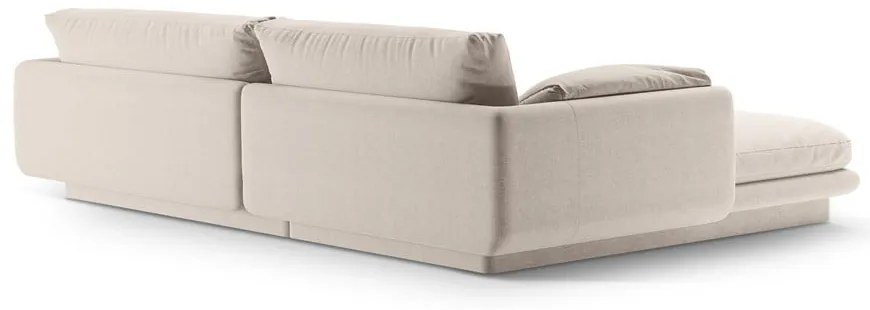 Bézs sarokkanapé (jobb oldali) Torino – Micadoni Home