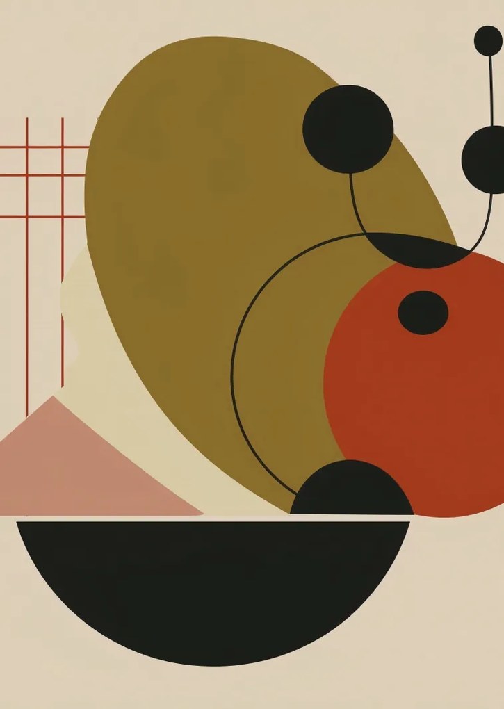 Poszter 64x90cm Geometrikus egyensúly