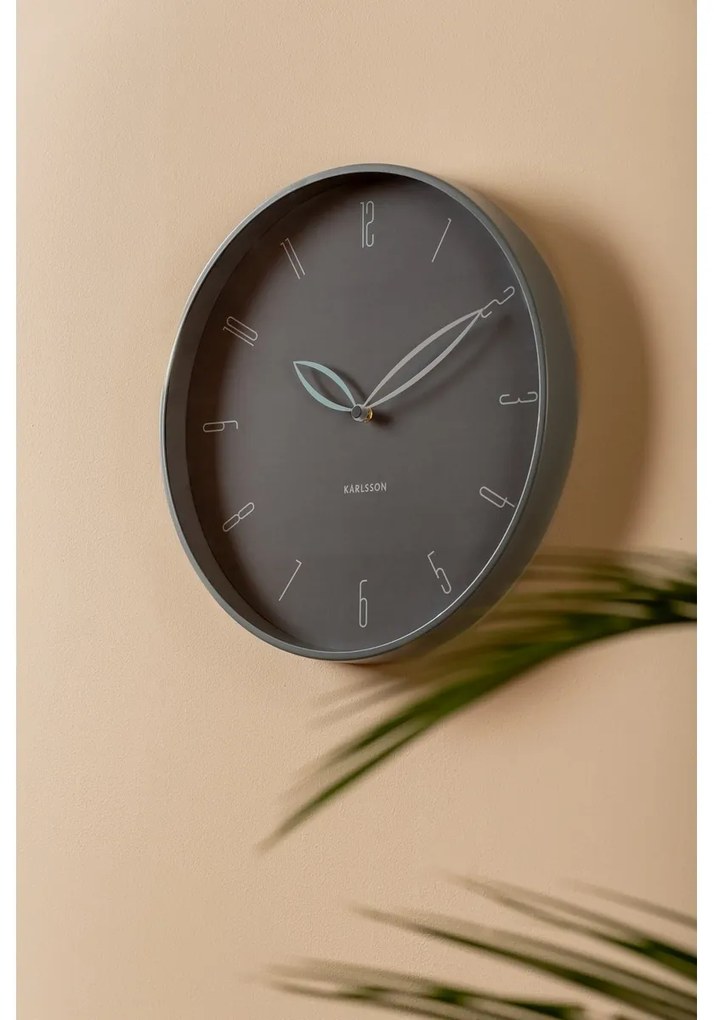 Karlsson 6012GY design falióra szürke, átmérő 40 cm