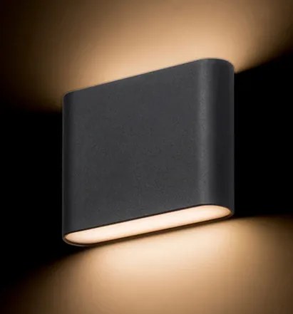RENDL CHOIX 114 fali lámpa antracitszürke 230V LED 2x3W IP54 3000K