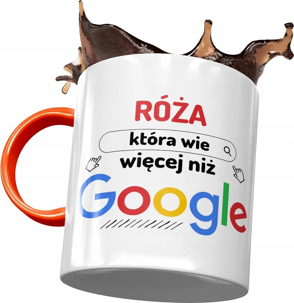 Narancssárga Bögre Rózsa Barátnő Feleség Nyomtatott Fotóval