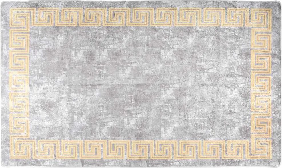 vidaXL szürke csúszásmentes mosható szőnyeg 120 x 180 cm