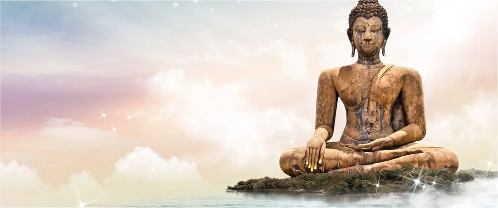 Kép - Buddha vigyáz a földre (120x50 cm)