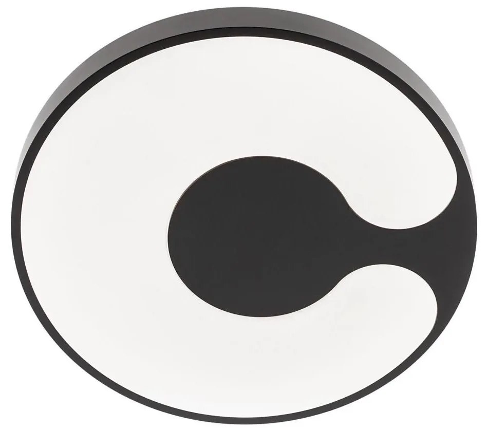 Redo 05-927 - LED RGBW mennyezeti lámpatest BIGSI LED/48W/230V átm. 50 cm fekete + távirányító