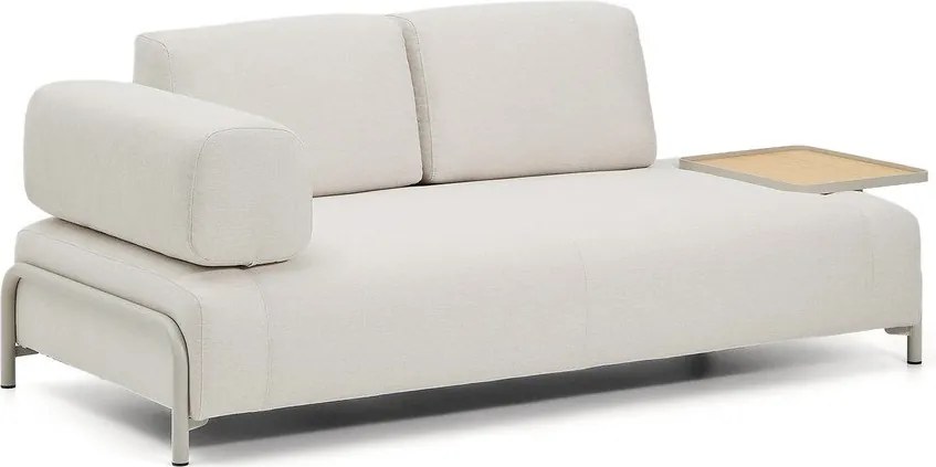 Bézs zsenília moduláris kanapé 220 cm Compo – Kave Home