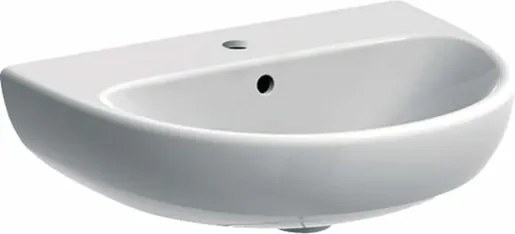 Geberit Selnova mosdó 55x44 cm fehér színben fényes felülettel középső nyílással 500.315.01.7
