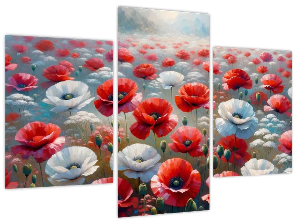 Kép - Pipacsmező (90x60 cm)