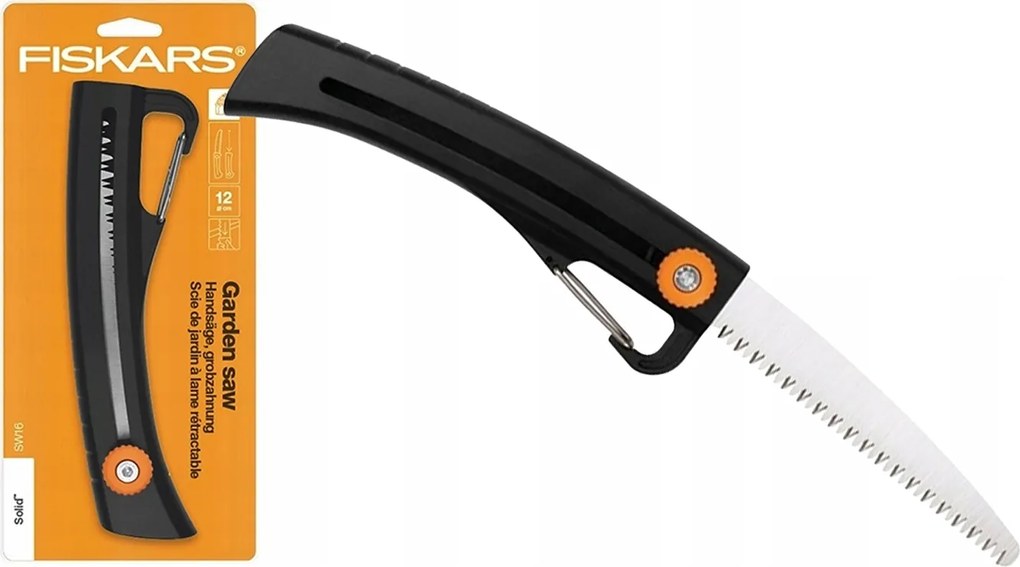 Fiskars Kézi Ágfűrész Kerti Rozsdamentes Acél Tömör 16cm