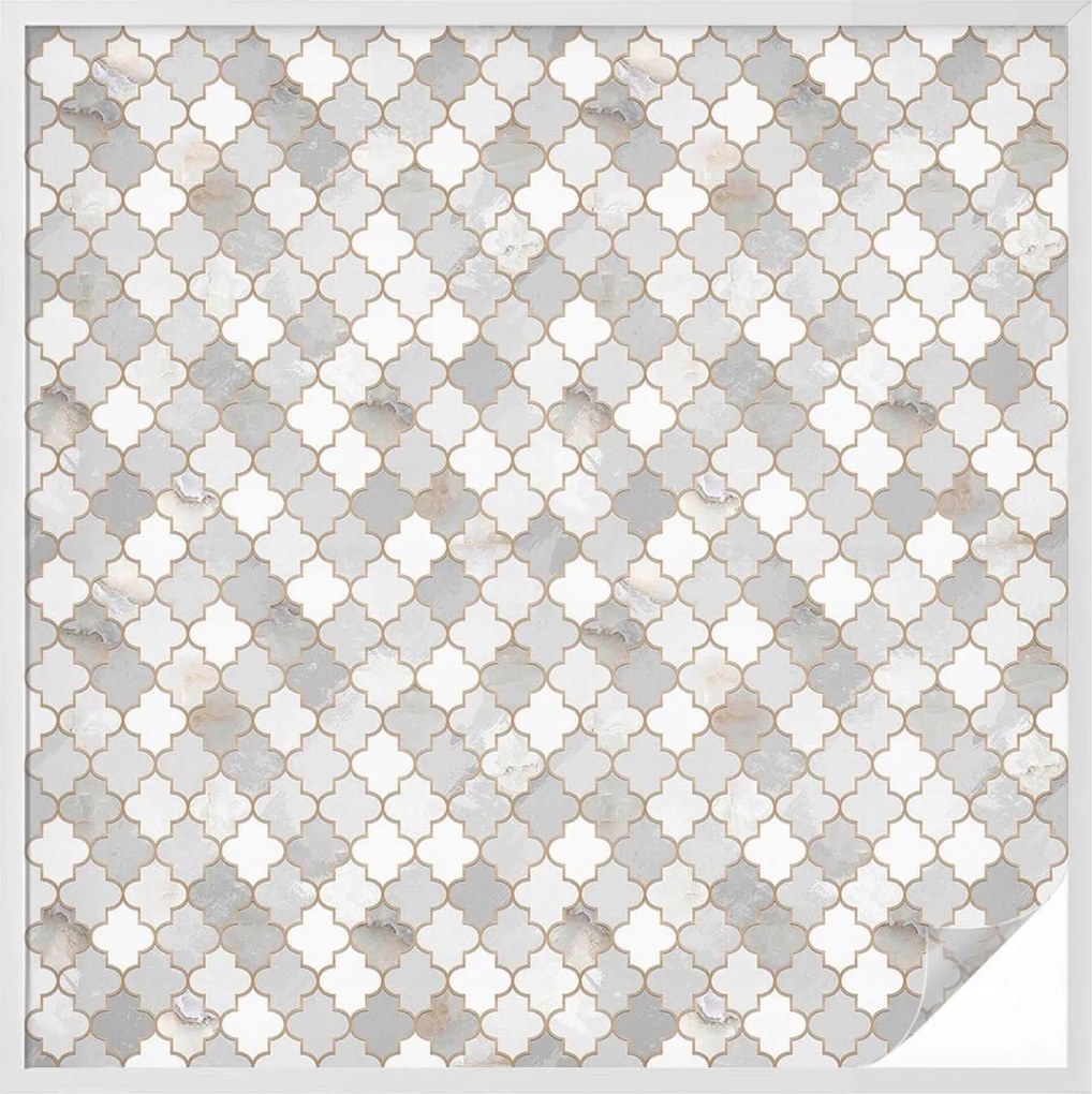 Ablaküveg fólia Adatvédelem Geometrikus mozaik 100x100 cm