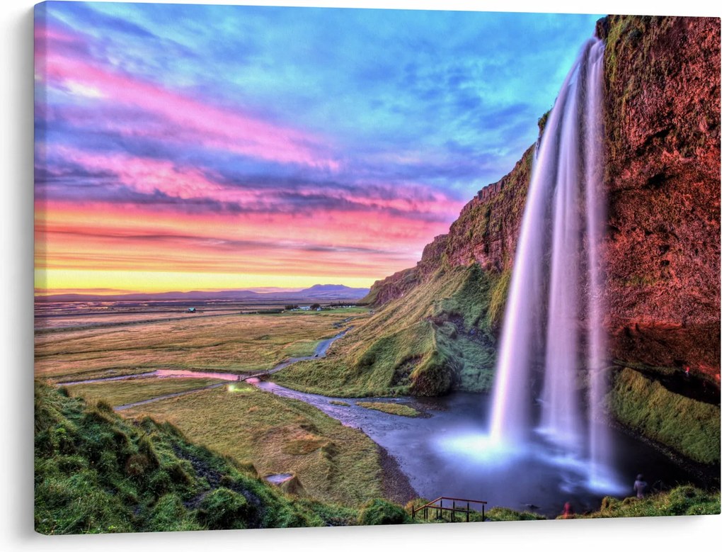Kép - Seljalandsfoss vízesés (70x50 cm)