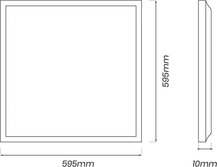 Eko Light LED PANEL EKP9128 LED panel 1x40W/LED 4000K 3650lm IP20