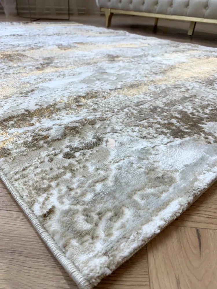 Sunset márvány mintás szőnyeg 8385 (Gold) 60x220