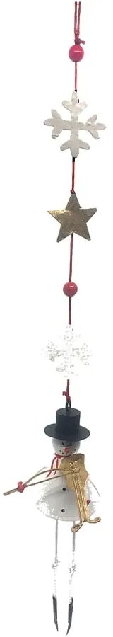 Karácsonyi függődísz Snowman with Violin - G-Bork