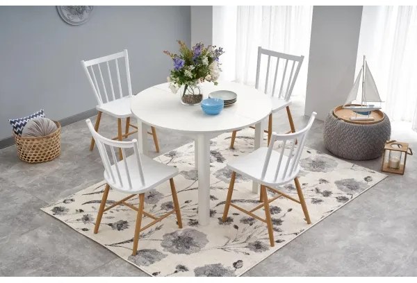 CALMIO fehér étkezőasztal