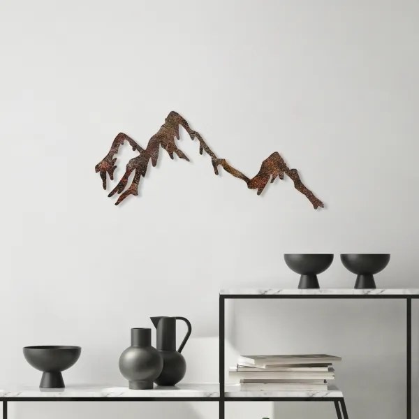 Fali dekoráció 45x70 cm hegy fém
