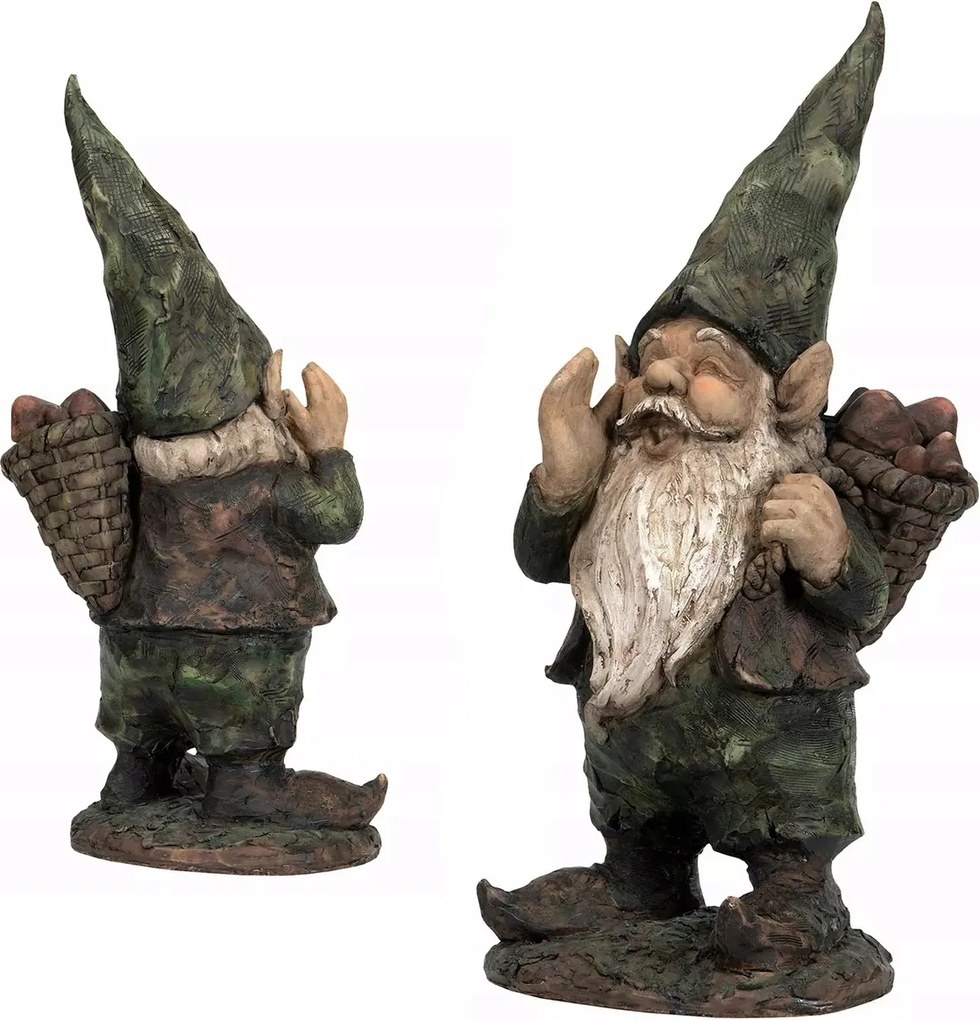 Karácsonyi Figura Törpe Kobold gomba dekoráció kerti nappali dekoráció