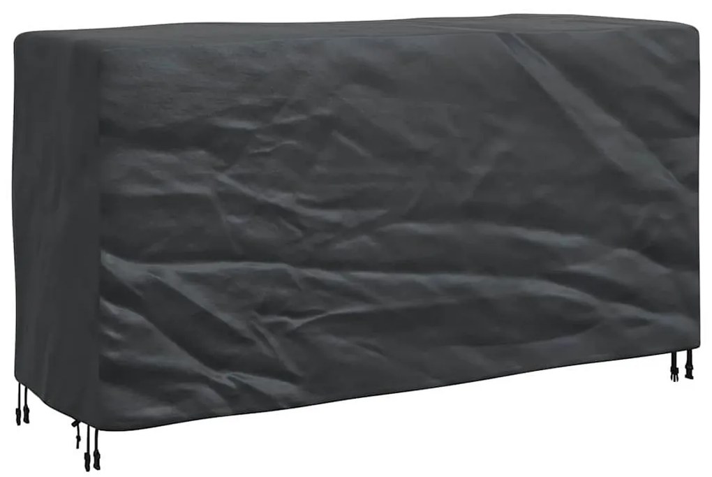 Kültéri bútorhuzat Fekete 180 x 70 x 90 cm 420D