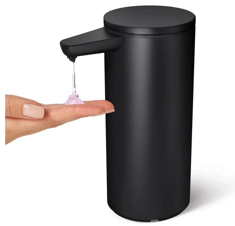 Matt fekete automata acél szappanadagoló 414 ml – simplehuman