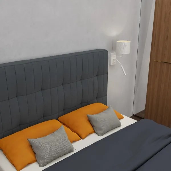 Fali lámpa LOFT SHADE 1xE27/60W+1xG9/8W/230V fehér/arany