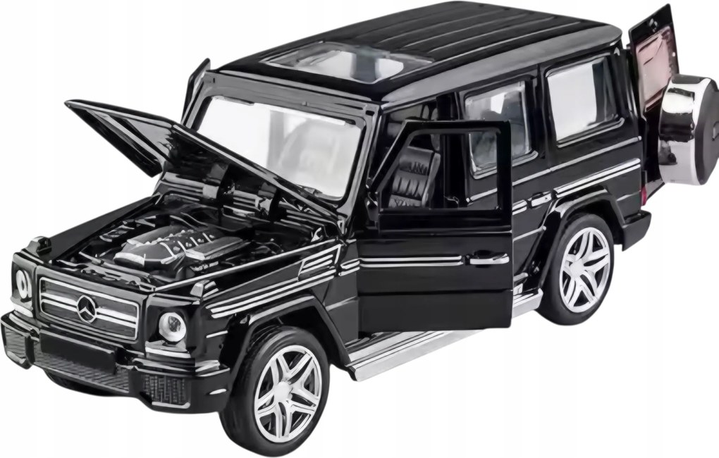 Doboz+állvány Gyerekautó, autómodell Mercedes G65 1:32