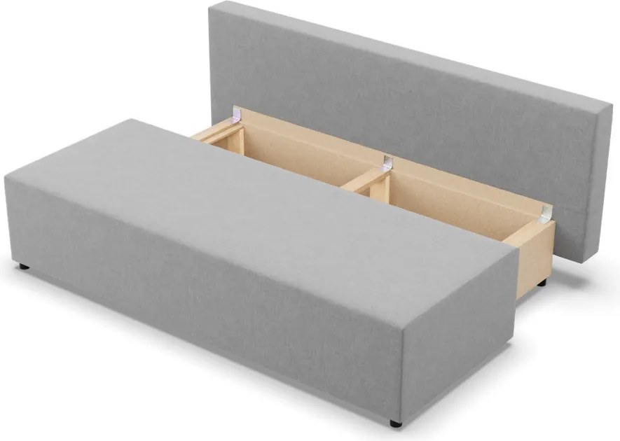 Nobu kanapé, fonott, világosszürke