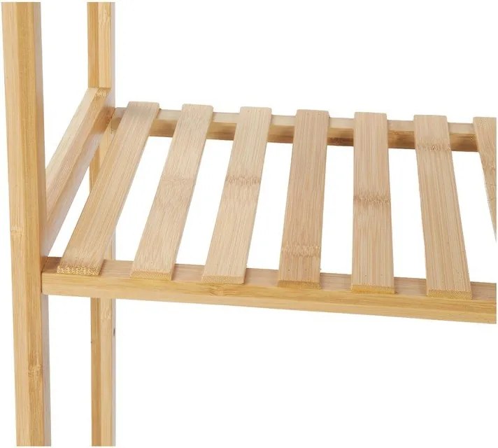 Natúr színű bambusz fürdőszobai polcos állvány 60x130 cm Skaren – Bonami Essentials