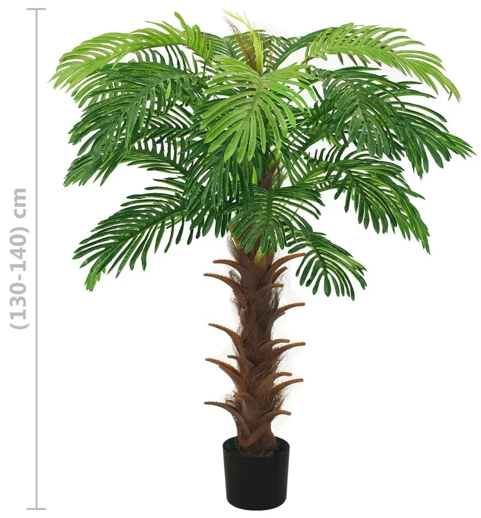 zöld cserepes műcikászpálma 140 cm